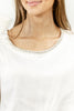 Hollywood Hills Rhinestone Trim Blouse