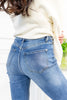 Faded Flirt Relaxed Fit Flare Jeans