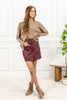 Sophisticated Edge Mini Skirt