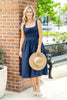 Flowing Free Midi Dress