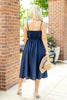 Flowing Free Midi Dress