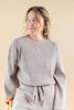 Timeless Ease Taupe Ribbed Matching Lounge Set