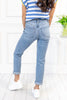 Hot Damn Bleach Wash Boyfriend Jeans