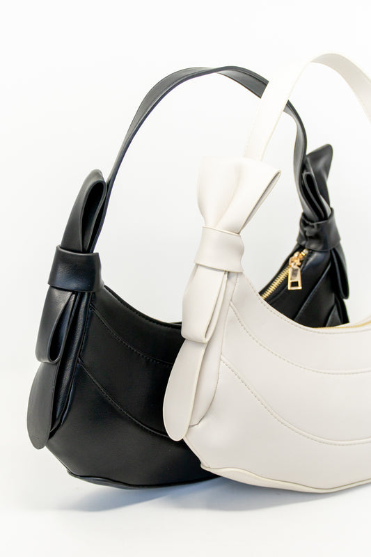 Knot So Simple Faux Leather Hobo Bag