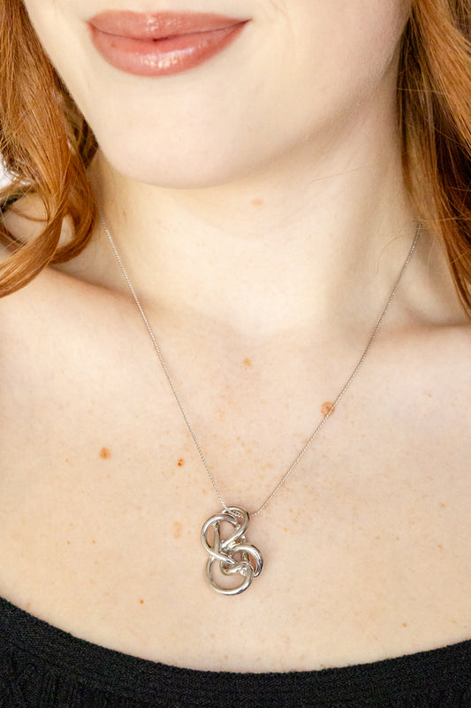 Endless Love Knot Pendant Necklace