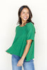 Nothing Extra Dolman Short Sleeve Top