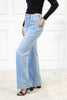 New Obsession Front Patch Pocket Flare Jeans