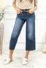 Country Dawn Tummy Control Wide Crop Judy Blue Jeans