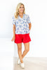 Garden of Dreams Short Sleeve Blouse