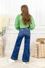 Dark River Wide Leg Flying Monkey Jeans