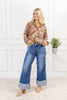 Wild Ride Retro Wide Cuff Judy Blue Jeans