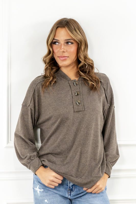 Buttoned Up Bliss Hoodie