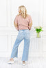 Bad Reputation Distressed Crop Flare Jeans