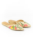 Woven Bloom Embroidered Loafers