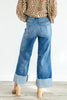 Wild Ride Retro Wide Cuff Judy Blue Jeans