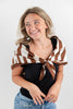 Wild Horizon Oversized Vintage Brown Zebra Print Scarf