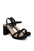 Heartbreaker Open Toe Criss Cross Block Heels