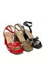 Dream Date Buckle Detail Strappy Block Heels