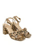 Dream Date Buckle Detail Strappy Block Heels
