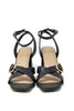Dream Date Buckle Detail Strappy Block Heels