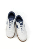 Navy Baby Side Stripe Vegan Leather Sneakers