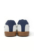 Navy Baby Side Stripe Vegan Leather Sneakers
