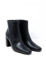 Square One Faux Leather Ankle Boots