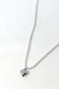Love Luster Faux Pearl & Heart Pendant Necklace