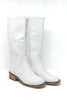 Charming Ride Square Toe Faux Leather Tall Boots