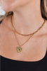 Heart Throb Dual Layered Heart Pendant Necklace