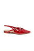 Fashion Week Strappy Pointed Toe Slingback Flats