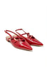 Fashion Week Strappy Pointed Toe Slingback Flats