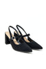 Heavenly Steps Mary Jane Strap Slingback Block Heels
