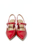 Heavenly Steps Mary Jane Strap Slingback Block Heels