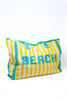 Beach Striped Tote Bag