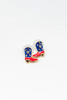 Kickin' It Red, White & Blue Earrings