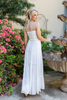 Happy Vibes Strapless Maxi Dress