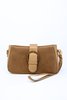 Strut Mode Suede Buckle Bag