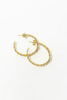 Golden Drip Hoop Earrings