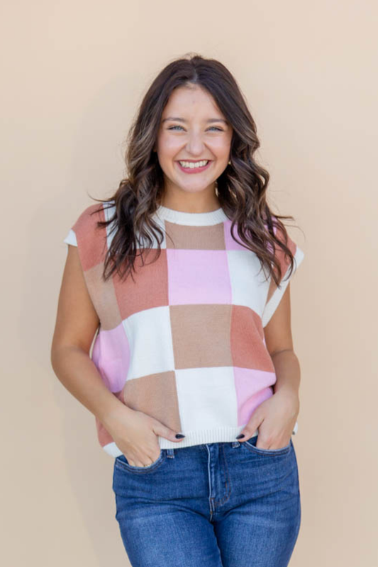 Off The Block Short Sleeve Sweater