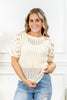 Savannah Grace Crochet Lace Top