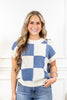 All Checked Out Checkerboard Sweater