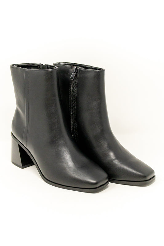 Classic Allure Stacked Heel Boot