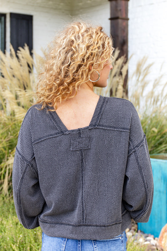 Riverstone Ridge Oversized Knit Top