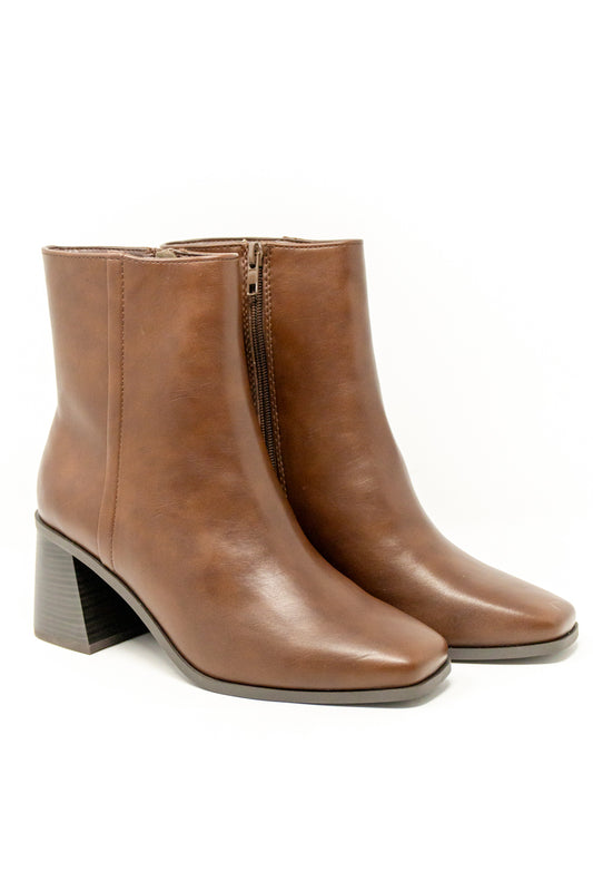 Classic Allure Stacked Heel Boot