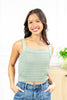 Vibe with Me Sleeveless Fitted Knit Tank