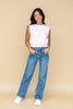 Keep It Sweet Adjustable Fit Wide Leg Jeans