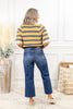 Market Morning Wide Crop Judy Blue Jeans