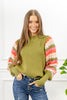 Raindrops on Roses Bubble Sleeve Sweater