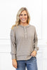 *DOORBUSTER* Perfectly Simple Long Sleeve Henley Top